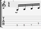Les notes de musique : une double croche